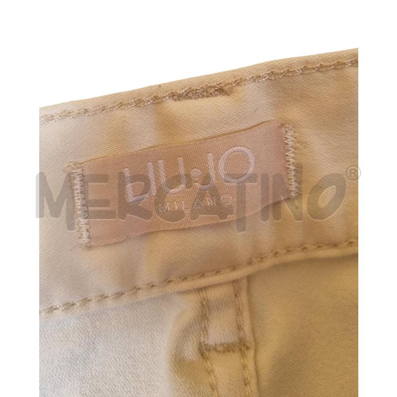 PANTALONE DONNA LIU JO CARGO BEIGE TASCONI | Mercatino dell'Usato Osasco 4