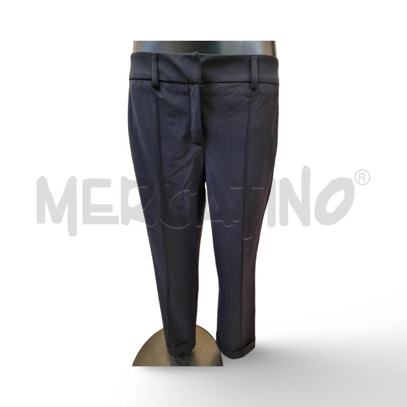 PANTALONE DONNA NERO MARITHE FRANCOIS CON RISVOLTO  | Mercatino dell'Usato Osasco 1