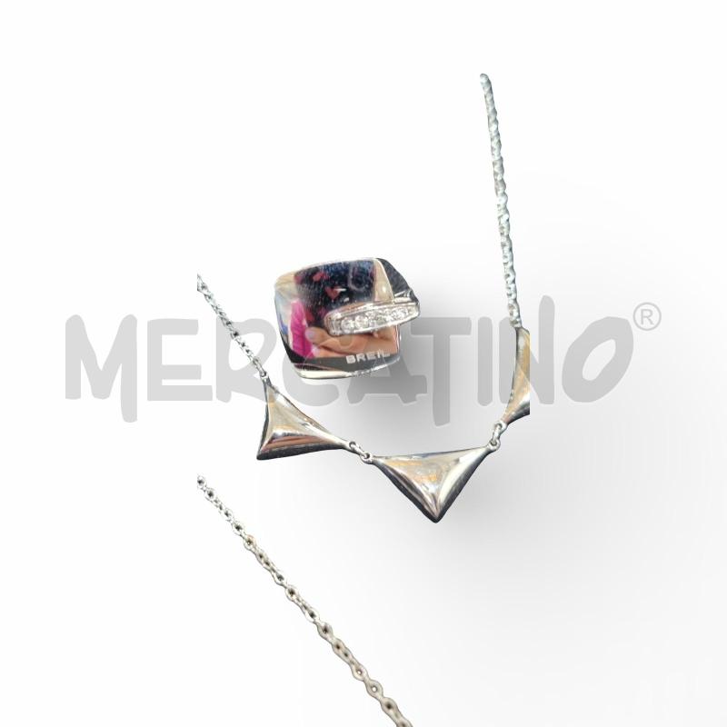 PARURE BREIL 2 COLLANE + ANELLO + ORECCHINI NUOVA  | Mercatino dell'Usato Osasco 3