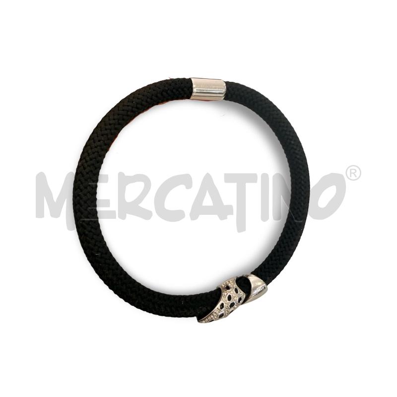PARURE PIERLANG CORDA NERA + ANELLO E ORECCHINI  | Mercatino dell'Usato Osasco 2