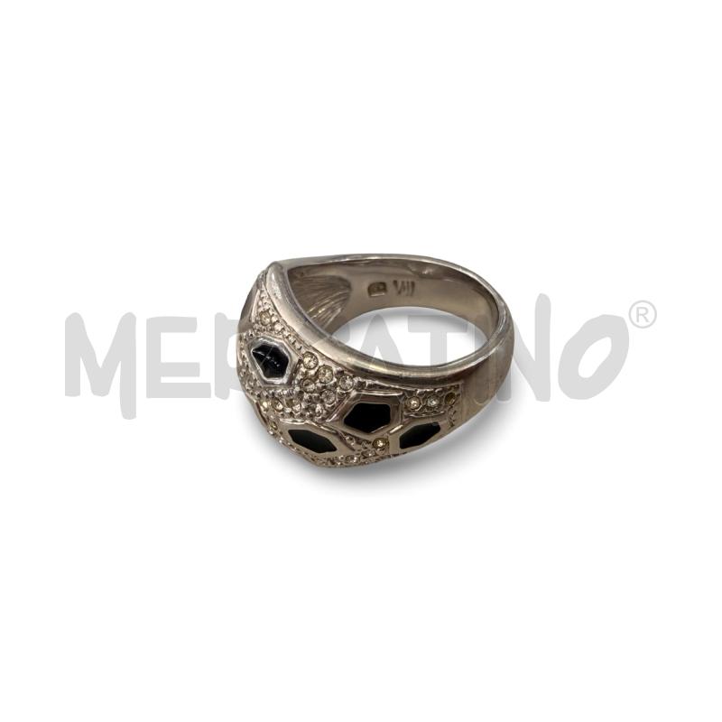 PARURE PIERLANG CORDA NERA + ANELLO E ORECCHINI  | Mercatino dell'Usato Osasco 4