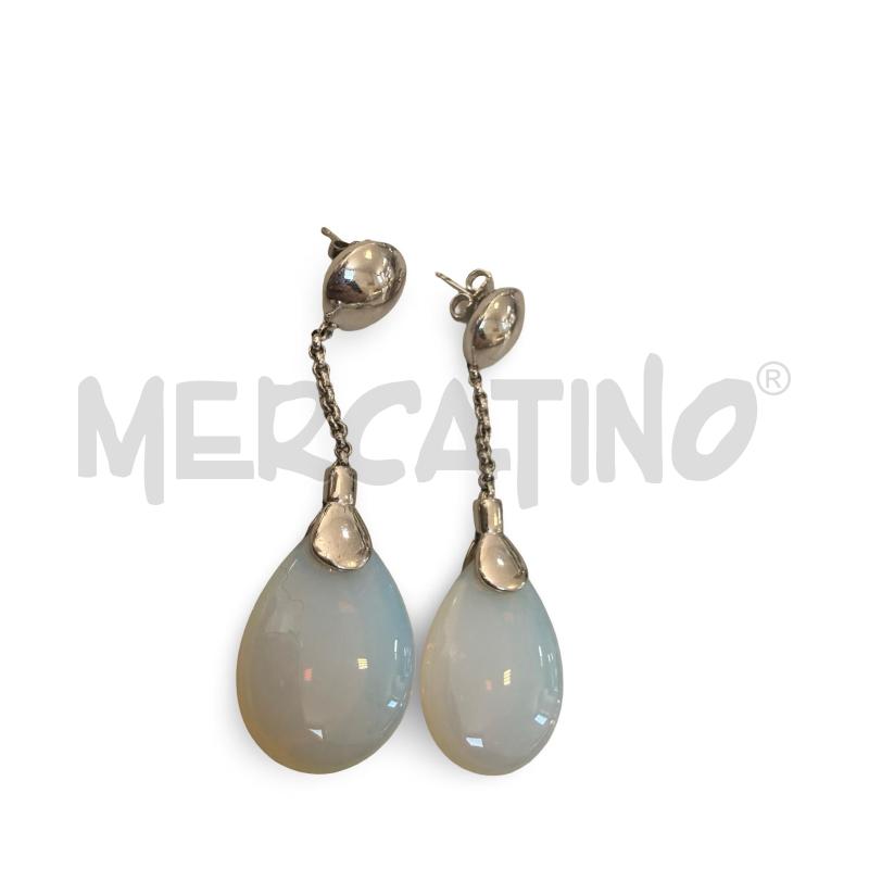 PARURE PIERLANG LIBELLULA PIETRE OVALI MADREPERLATE AZZURRE | Mercatino dell'Usato Osasco 3