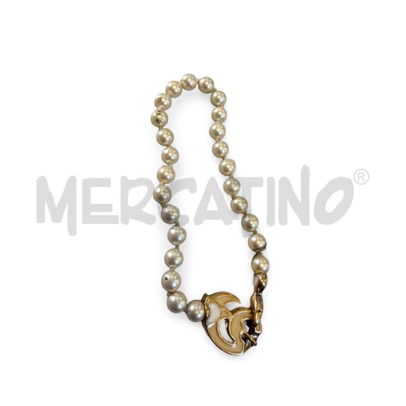 PARURE PIERLANG PERLE SINTETICHE BIANCHE  | Mercatino dell'Usato Osasco 2