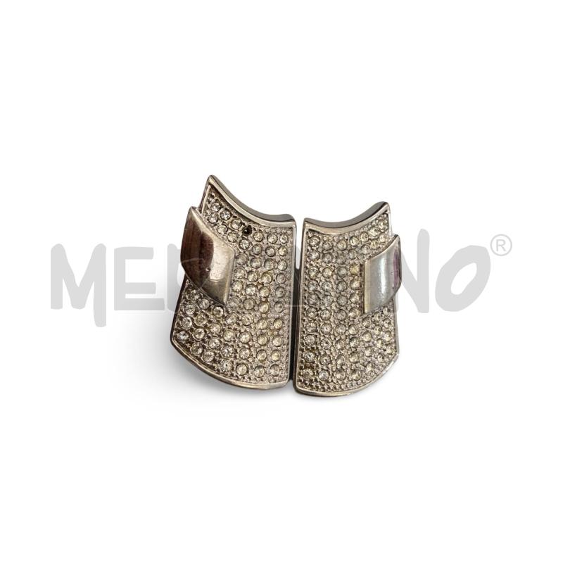 PARURE PIERLANG RETTANGOLO STRASS  | Mercatino dell'Usato Osasco 2