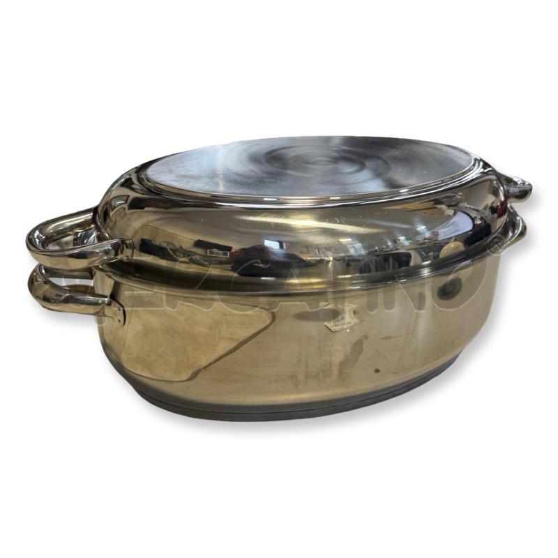 PENTOLA ACCIAIO TESCOMA 40X28  | Mercatino dell'Usato Osasco 1