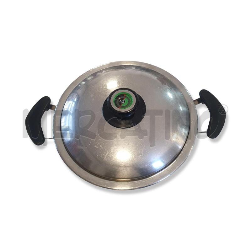 PENTOLA AMC CON COPERCHIO 28CM DIAM. | Mercatino dell'Usato Osasco 2