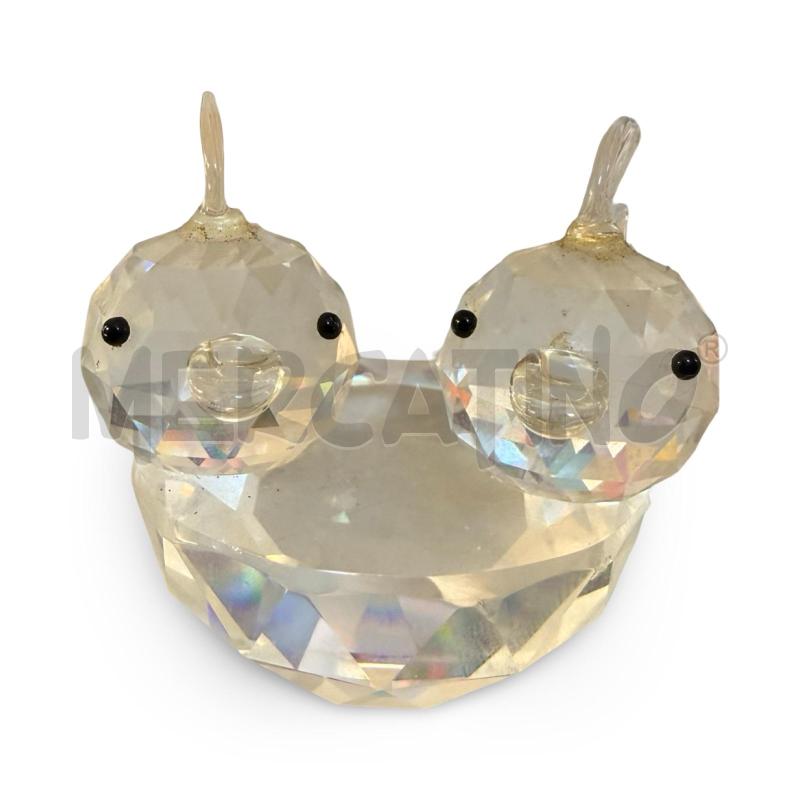 PESCIOLINO CRISTALLO SWAROVSKI CON BASE (1 CODA MANCANTE) | Mercatino dell'Usato Osasco 1