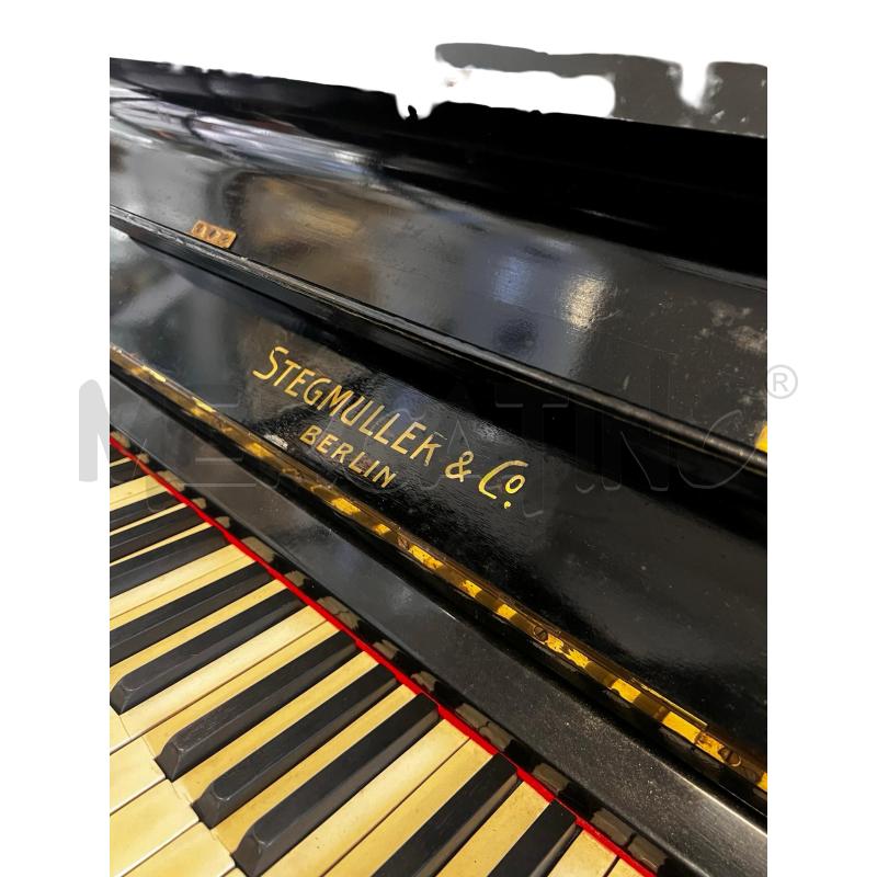 PIANOFORTE VERTICALE STEGMULLER NERO | Mercatino dell'Usato Osasco 2