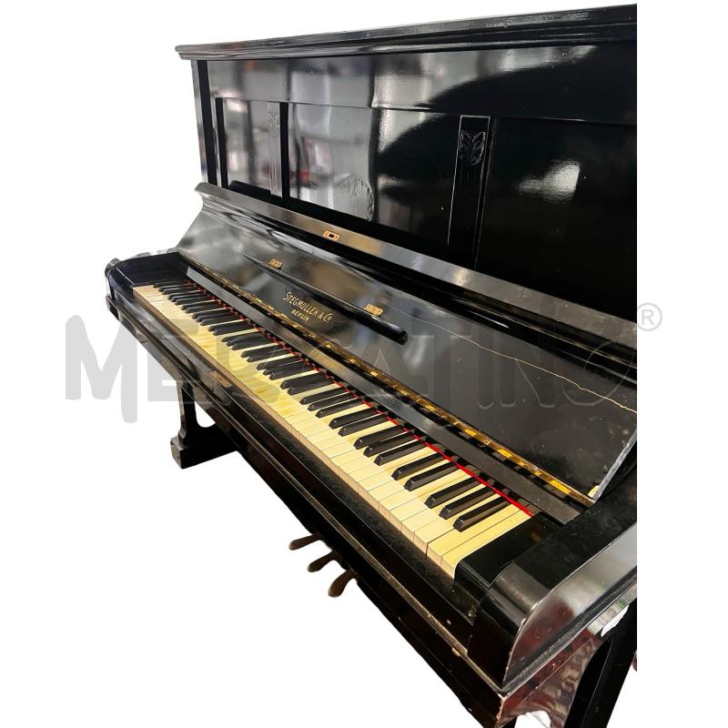 PIANOFORTE VERTICALE STEGMULLER NERO | Mercatino dell'Usato Osasco 3