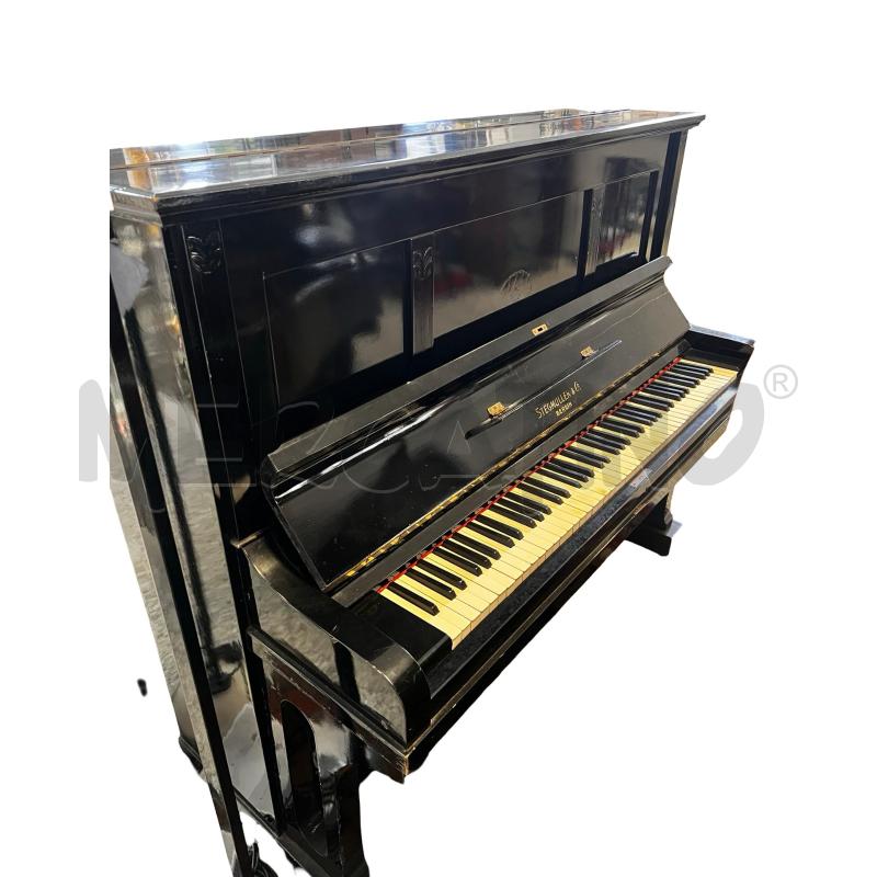 PIANOFORTE VERTICALE STEGMULLER NERO | Mercatino dell'Usato Osasco 4