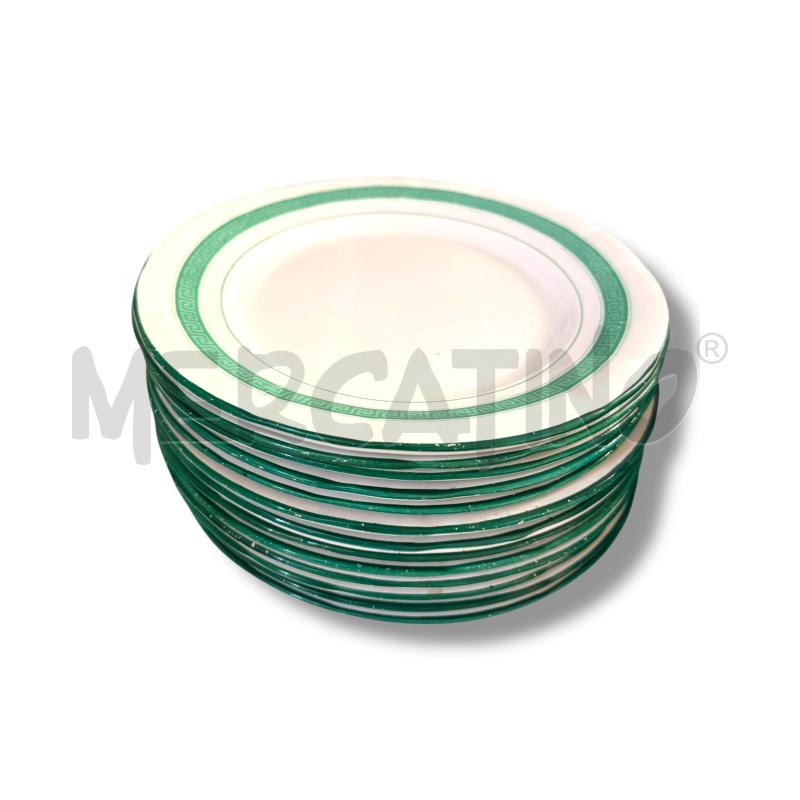 PIATTI ANTICHI VILLEROY & BOCH PZ.35 BORDO VERDE  | Mercatino dell'Usato Osasco 2
