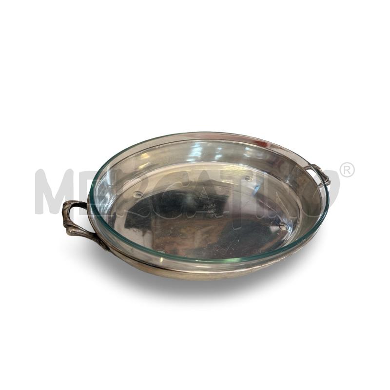 PIROFILA FLEURON CHRISTOFLE CON INSERTO IN PYREX  | Mercatino dell'Usato Osasco 1