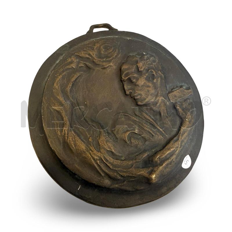PLACCA COMMEMORATIVA  IN BRONZO 20 CM ROSSI DI MONTELERA 1924 TEOFILO ROSSI  | Mercatino dell'Usato Osasco 1
