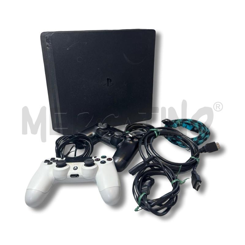 PLAY STATION 4 SLIM 1 TERABITE 2 JOYSTICK TENUTA BENISSIMO COMPLETA | Mercatino dell'Usato Osasco 2