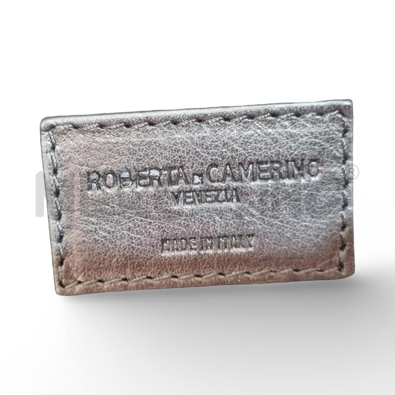 POCHETTE ROBERTA DI CAMERINO NERO TELA  | Mercatino dell'Usato Osasco 3