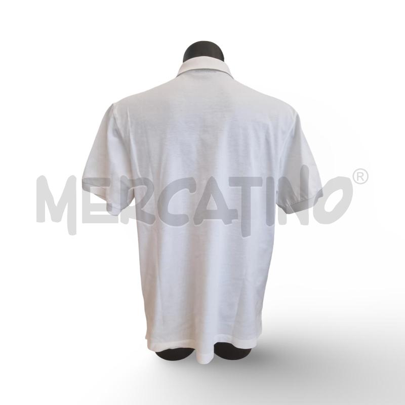 POLO UOMO MANICA CORTA  BIANCA VALENTINO SPORT | Mercatino dell'Usato Osasco 2
