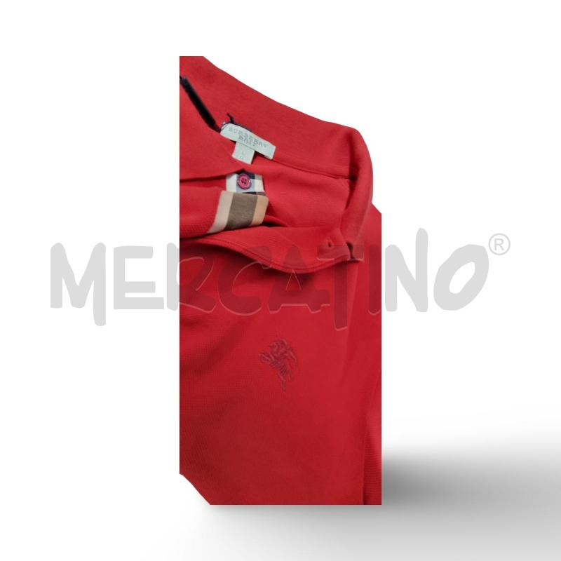 POLO UOMO ROSSA BURBERRY | Mercatino dell'Usato Osasco 4
