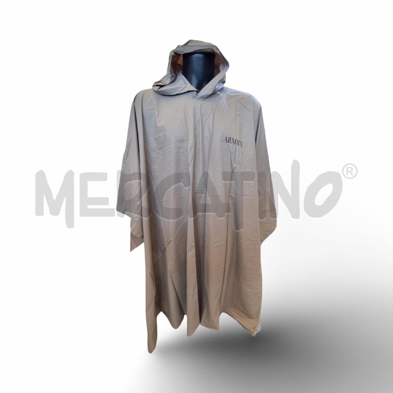 PONCHO ANTIPIOGGIA UNISEX ARMANI GRIGIO | Mercatino dell'Usato Osasco 1