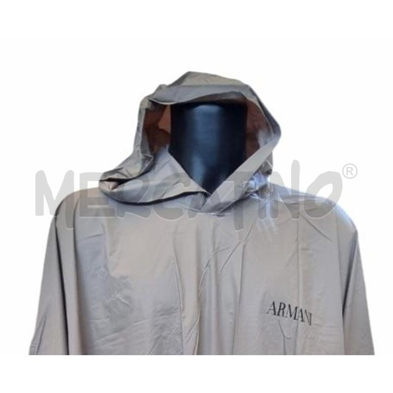 PONCHO ANTIPIOGGIA UNISEX ARMANI GRIGIO | Mercatino dell'Usato Osasco 2