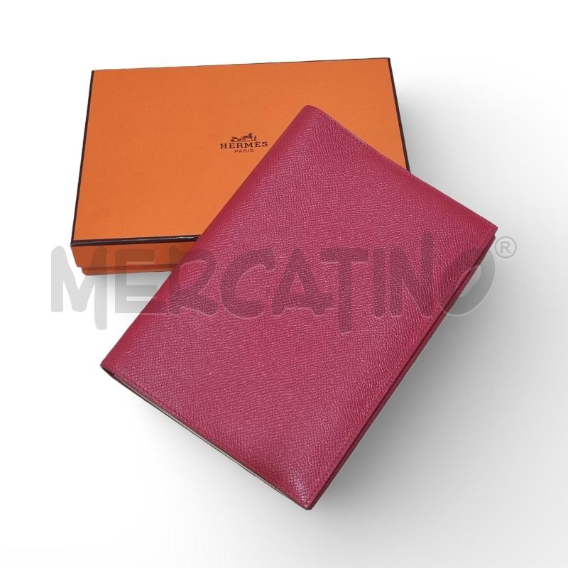 PORTA AGENDA PELLE HERMÈS NUOVO, ROSSO, ANNO PRODUZIONE 1999 PERFETTO CON SCATOLA 20X14 | Mercatino dell'Usato Osasco 1