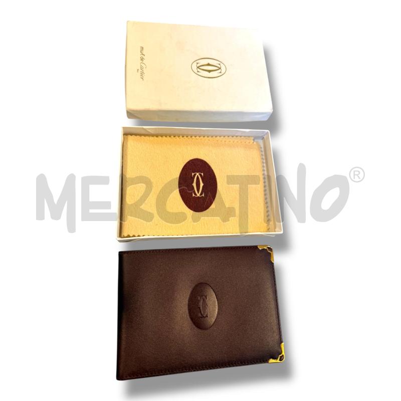 PORTA ASSEGNI CARTIER PARIS PELLE | Mercatino dell'Usato Osasco 1