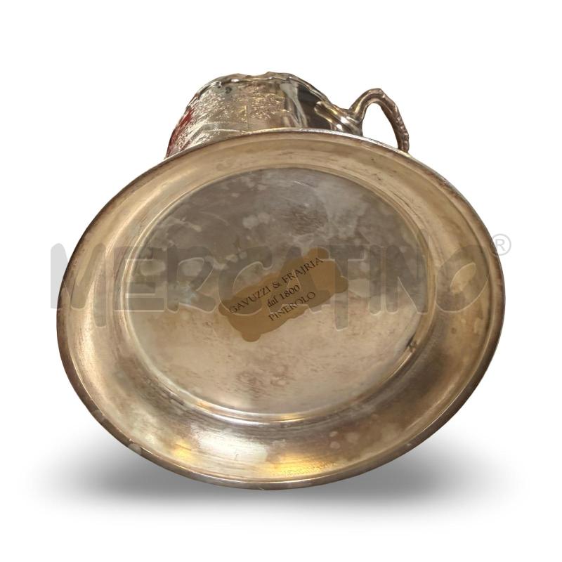 PORTA BOTTIGLIA INGLESE ARG. SILVER ALTEZZA 27 CM | Mercatino dell'Usato Osasco 3