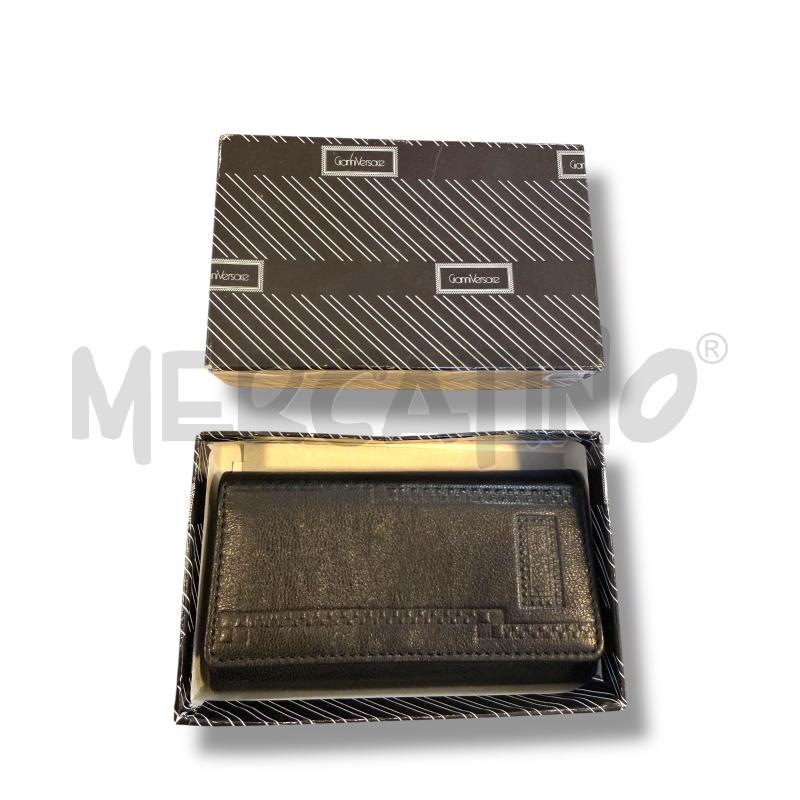 PORTA CHIAVI PELLE NERO VERSACE SCATOLA | Mercatino dell'Usato Osasco 1