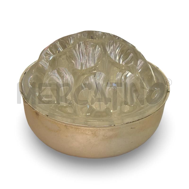 PORTA FIORI OM VETRO E SILVER ARGENTERIA 2R | Mercatino dell'Usato Osasco 1