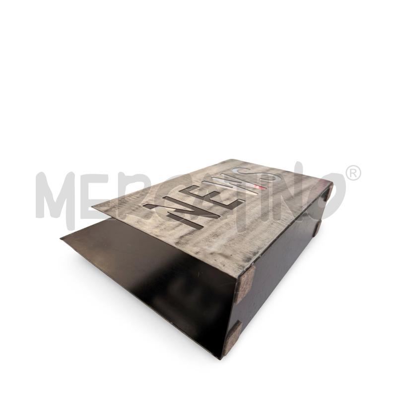 PORTA RIVISTE METALLO NERO GRIGIO NEWS 36X10X31 CM | Mercatino dell'Usato Osasco 3