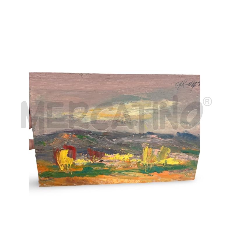 QUADRETTO G. CARENA 25X17 CM PAESAGGIO | Mercatino dell'Usato Osasco 1