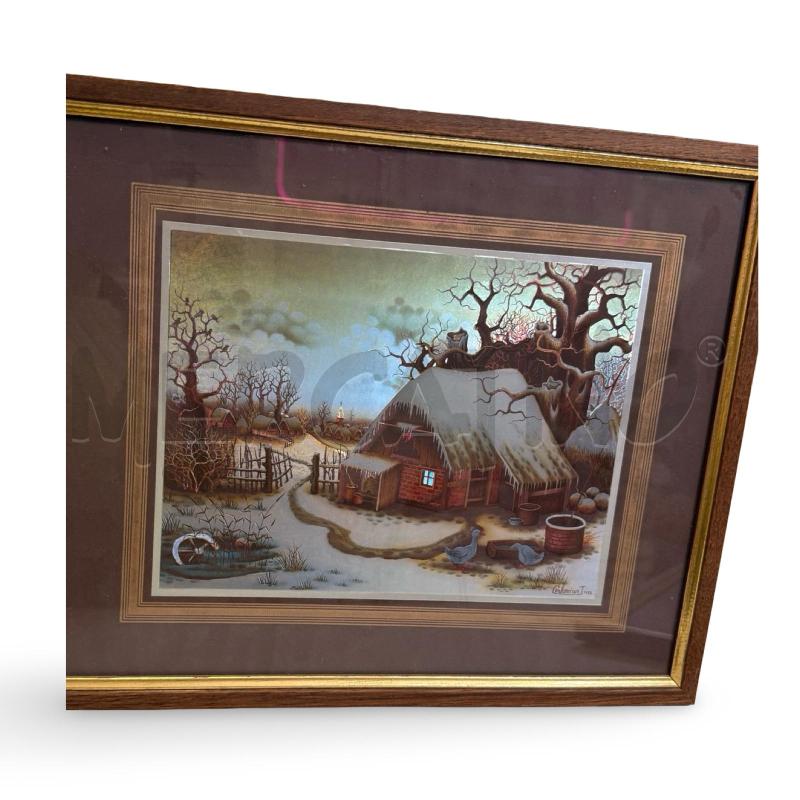 QUADRO 32X24 CM IVAN CENKOVCAN STILE NAIF | Mercatino dell'Usato Osasco 1