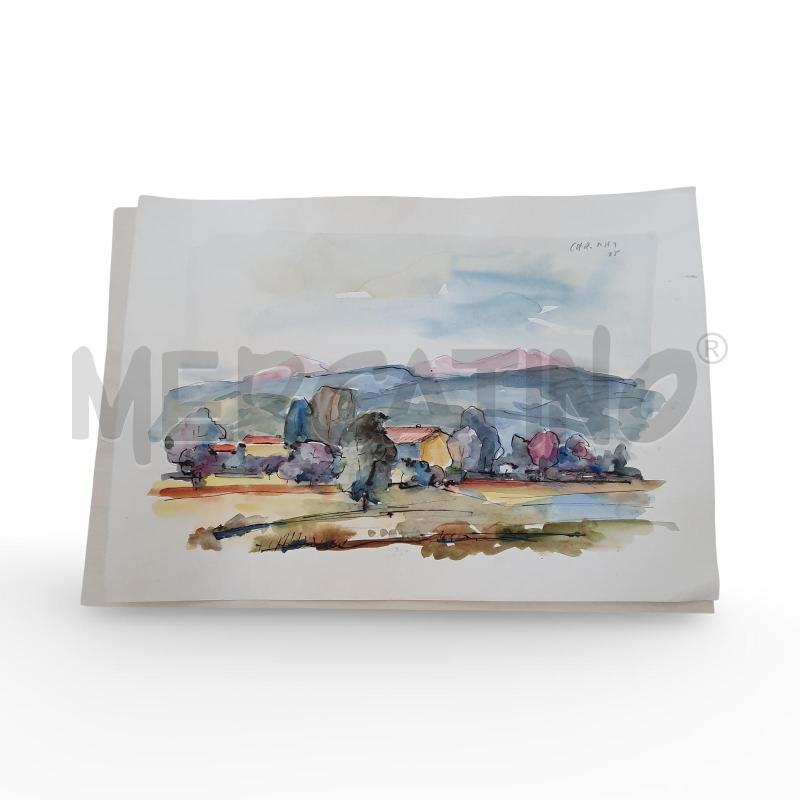 QUADRO ACQUERELLO CARENA 30X50 | Mercatino dell'Usato Osasco 1