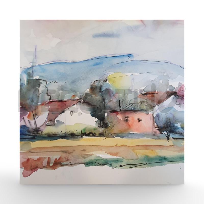 QUADRO ACQUERELLO CARENA 30X50 CM | Mercatino dell'Usato Osasco 2