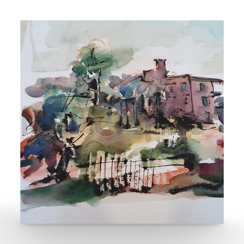 QUADRO ACQUERELLO CARENA 30X50 CM | Mercatino dell'Usato Osasco 2