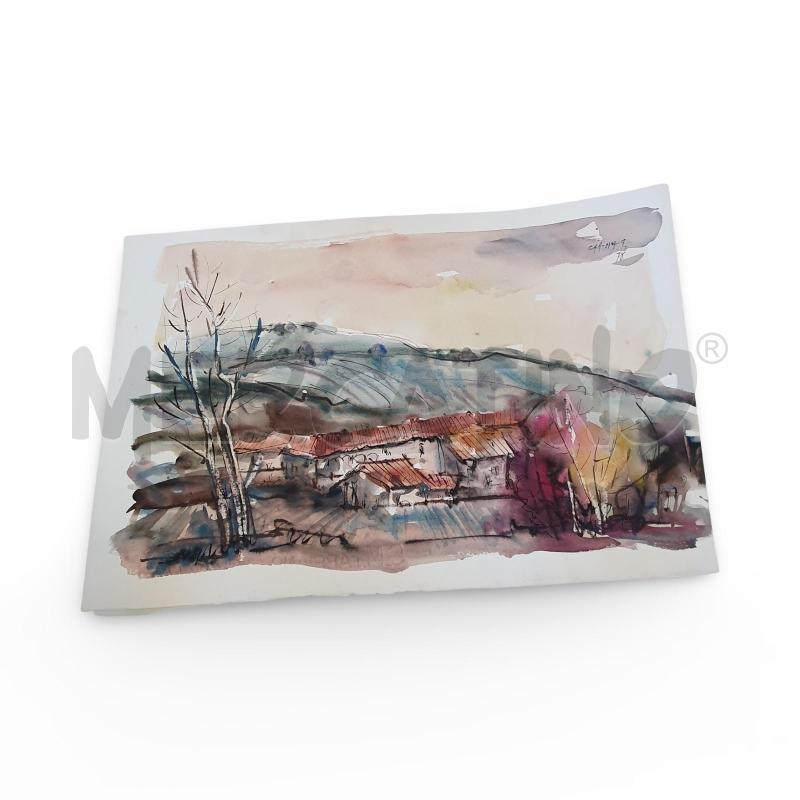 QUADRO ACQUERELLO CARENA 35X52 CM | Mercatino dell'Usato Osasco 1