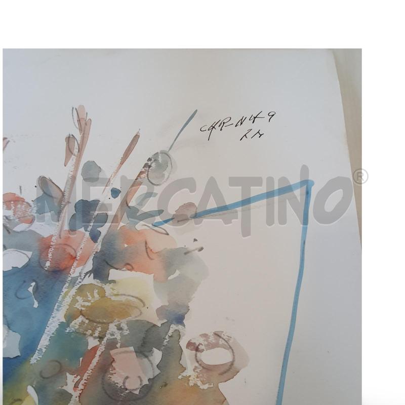 QUADRO ACQUERELLO CARENA NATURA MORTA 57X76 CM | Mercatino dell'Usato Osasco 4