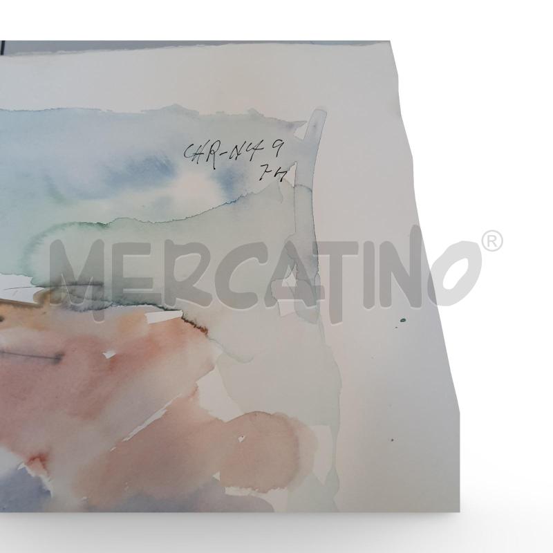 QUADRO ACQUERELLO CARENA  57X75 CM PAESAGGIO | Mercatino dell'Usato Osasco 3