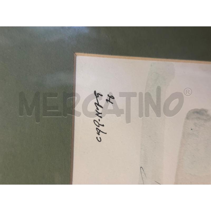 QUADRO ACQUERELLO E CHINA G. CARENA 1915/1990 30X22 | Mercatino dell'Usato Osasco 3