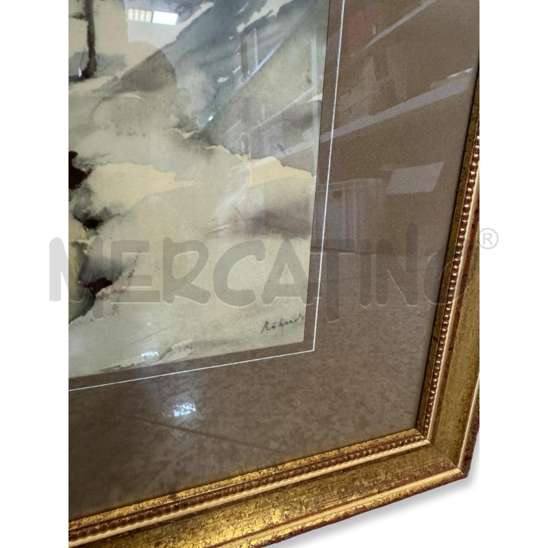 QUADRO ACQUERELLO WOLF ROHRICHT 20X30  | Mercatino dell'Usato Osasco 2