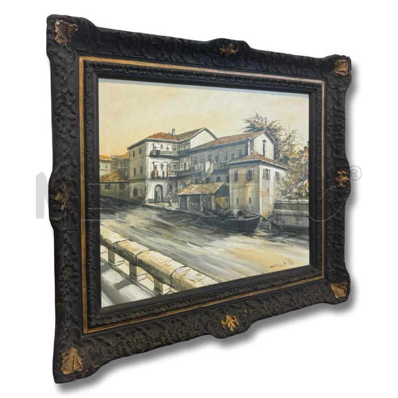 QUADRO ACRILICO SU TELA CIMIGOTTO CESARE 53X43  | Mercatino dell'Usato Osasco 2