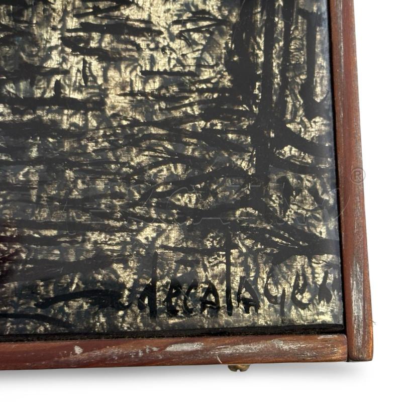 QUADRO DECALAGE BOSCO 35X7 ANNI 60' | Mercatino dell'Usato Osasco 2
