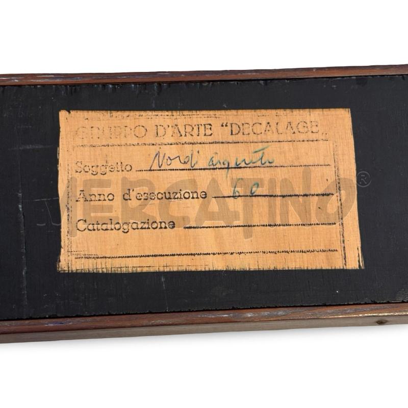QUADRO DECALAGE BOSCO 35X7 ANNI 60' | Mercatino dell'Usato Osasco 4
