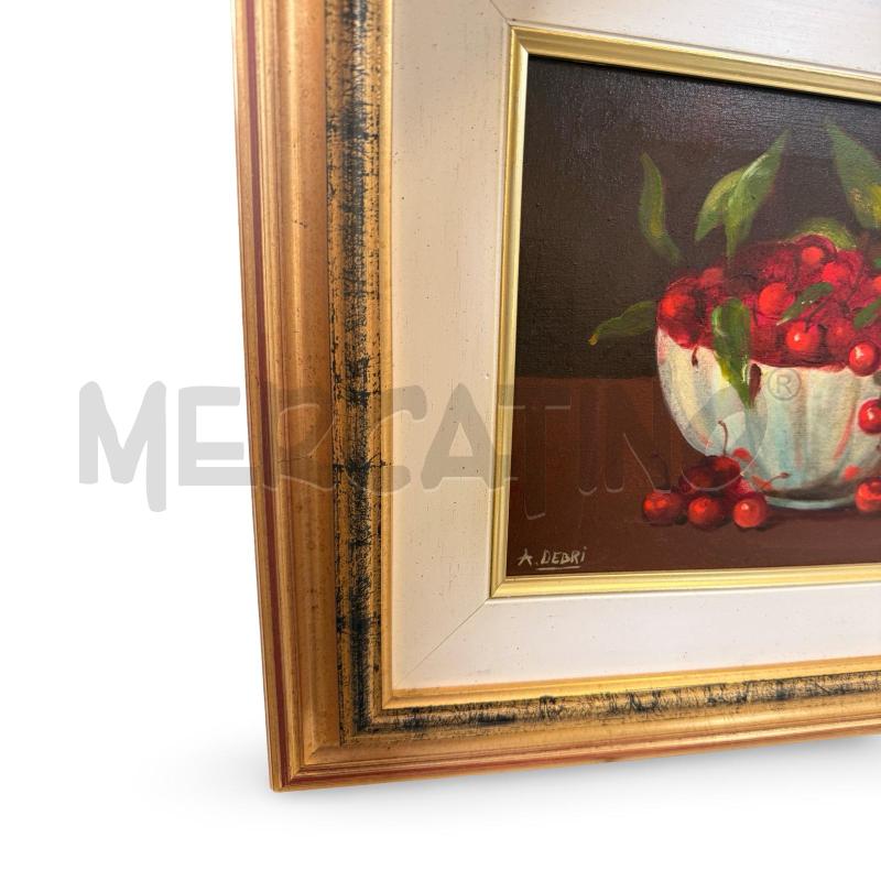 QUADRO DELLA NATURA MORTA 40X33CM A. DEBRI | Mercatino dell'Usato Osasco 2