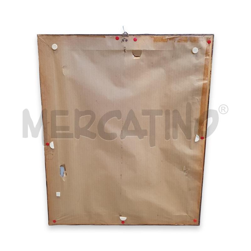QUADRO DIPINTO A OLIO PALME 50X60 CORNICE LEGNO DORATO | Mercatino dell'Usato Osasco 3