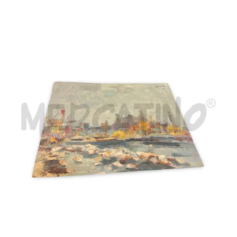 QUADRO G. CARENA PAESAGGIO SU CARTONCINO 50X40 CM | Mercatino dell'Usato Osasco 1
