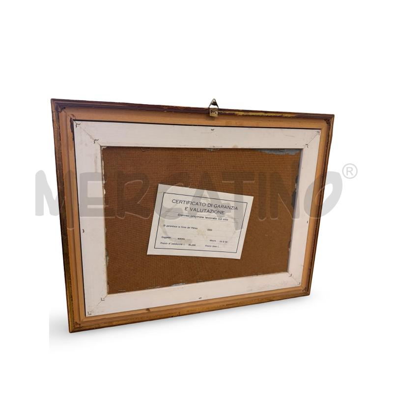QUADRO OITTORE EROS CON CERTIFICA PAESAGGIO MARINO 34X24 | Mercatino dell'Usato Osasco 3
