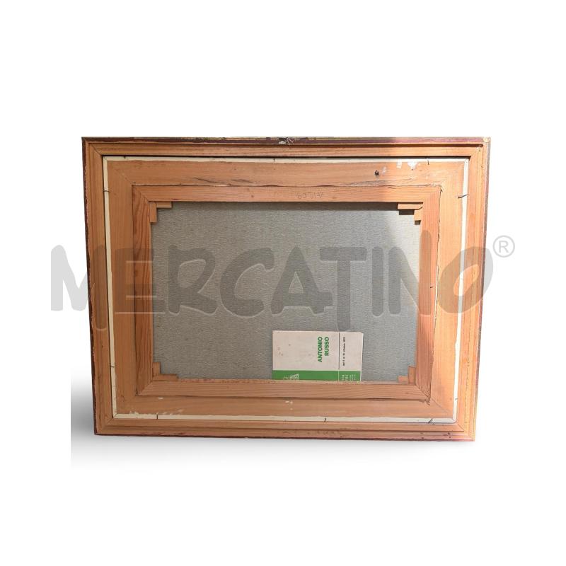 QUADRO OLIO SU TELA ANTONIO RUSSO VILLAGGIO 55X70 CM | Mercatino dell'Usato Osasco 3