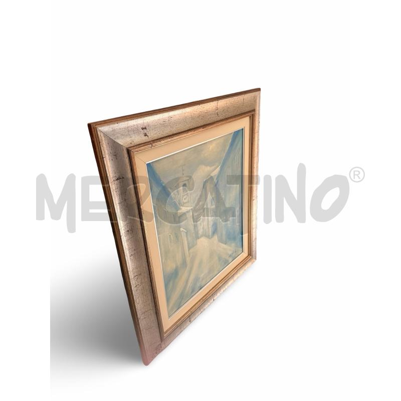 QUADRO OLIO SU TELA CLAUDIO PONS 50X60 VILLAGGIO INNEVATO | Mercatino dell'Usato Osasco 2