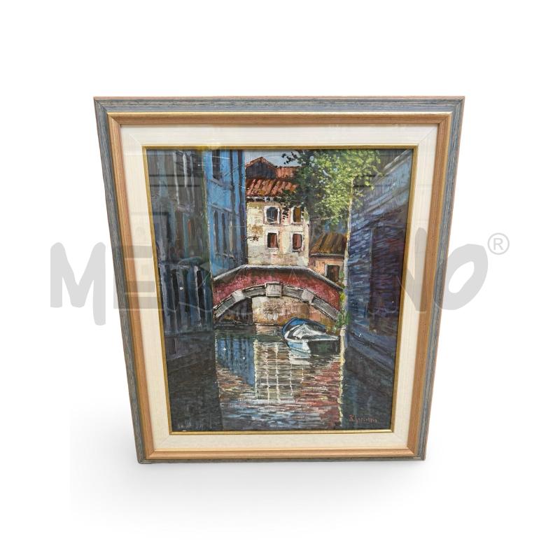 QUADRO OLIO SU TELA R.GUERRIERI 45X54 CM | Mercatino dell'Usato Osasco 1