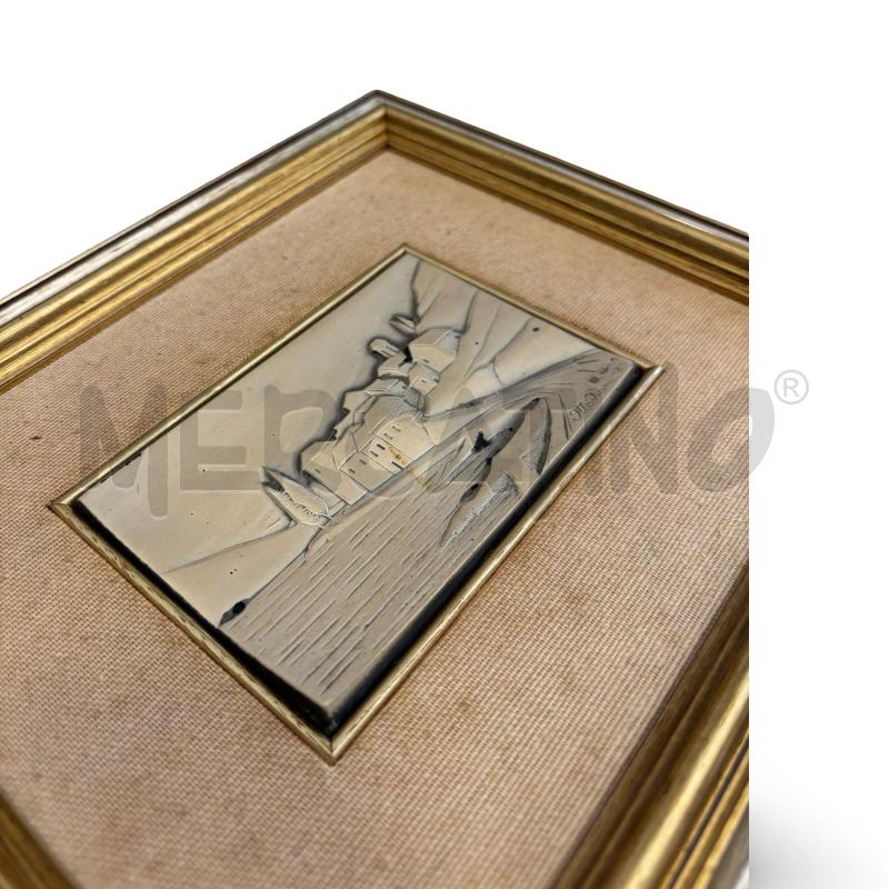 QUADRO OTTAVIANI IN LASTRA D'ARGENTO 925/1000 13X18 | Mercatino dell'Usato Osasco 3